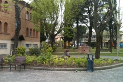 giardino antostante la chiesa