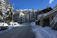 la strada in inverno